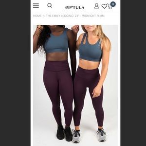 P’tula The Emily Legging: 23” -Midnight Plum